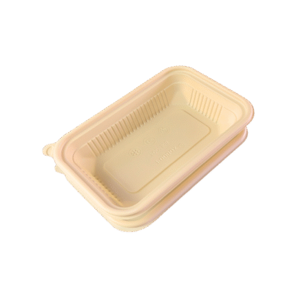 Cornstarch Compostable Rectangular Container - 16oz